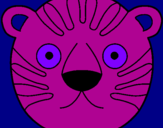 Coloring page Tiger II painted byLULU