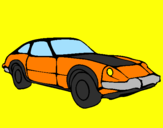 Coloring page Sports car painted bypatrick