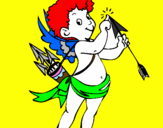 Coloring page Cupid painted byKolton