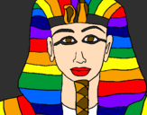 Coloring page Tutankamon painted byJKMcGonagall