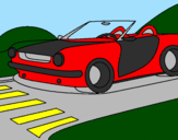 Coloring page Car painted byelian