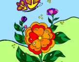 Coloring page Flowers II painted byNinja Waffle