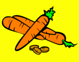 Coloring page Carrots II painted byjuanfranco