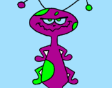 Coloring page Extraterrestrial painted byacirema