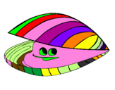 Coloring page Clam painted bynikki
