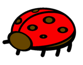 Coloring page Ladybird painted byMICHELLE