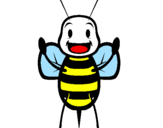 Coloring page Little bee painted byaterixksas [zygis]