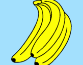 Coloring page Bananas painted byfatima