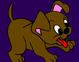 Coloring page Puppy painted bylucasnr