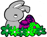 Coloring page Easter Bunny painted bysamantha