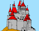 Coloring page Medieval castle painted byRIGO