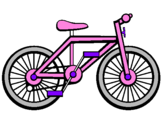 Coloring page Bike painted byanaflavia