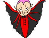 Coloring page Terrifying vampire painted byharry4717