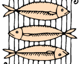 Coloring page Fish painted bydexter