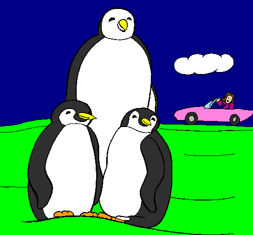 Penguin family