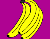 Coloring page Bananas painted bysumer