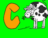 Coloring page Cow painted byYD   UYDHYRB HYD SD NBFCG
