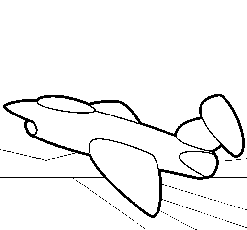 Coloring page Army plane painted bymitchell crombie