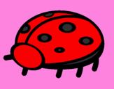 Coloring page Ladybird painted bykendall