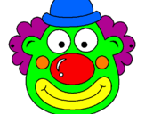 Coloring page Clown painted byACKI3