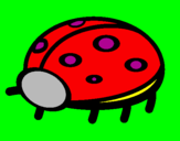 Coloring page Ladybird painted byrocio
