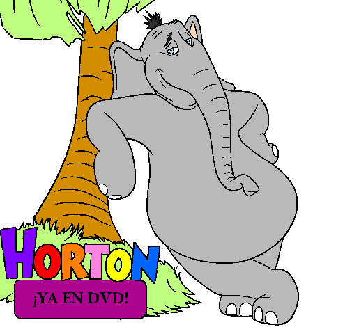 Coloring page Horton painted byRider Master
