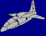 Coloring page Ship landing painted bycyclops