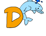 Coloring page Dolphin painted bylucky189