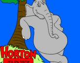 Coloring page Horton painted bytaufichaanna