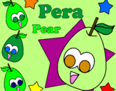 Coloring page Pear painted byR3B3C@   M.M