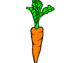 Coloring page carrot painted bycarrot