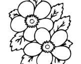 Coloring page Flowers painted byFOFO
