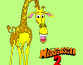 Coloring page Madagascar 2 Melman painted bymegan