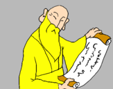 Coloring page Japanese philosopher painted bycameron