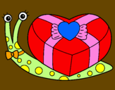 Coloring page Snail painted bylana