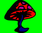Coloring page Toadstool painted bykoty