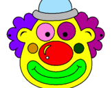Coloring page Clown painted byAlex
