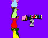Coloring page Madagascar 2 Penguins painted byAndy Snaleir