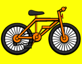 Coloring page Bike painted byL.J.