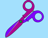 Coloring page Scissors painted byjahnvi
