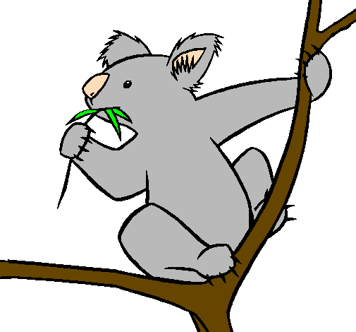 Coloring page Koala painted byAimee