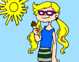 Coloring page Summer 2 painted byanaflavia