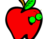 Coloring page Apple III painted byXenia