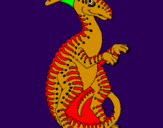 Coloring page Parasaurolophus painted byfantaterry