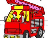 Coloring page Fire engine painted bybrissads7y7jjjkyktjrg h