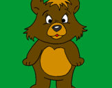 Coloring page Little bear painted byAndrea