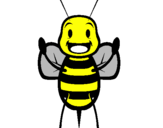 Coloring page Little bee painted bydiego