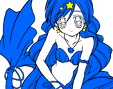 Coloring page Mermaid painted bymermaid melody Hanon