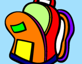 Coloring page School bag II painted byryan
