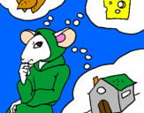 Coloring page The vain little mouse 4 painted byThe Vain little Mouse